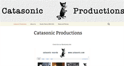 Desktop Screenshot of catasonic.com