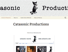 Tablet Screenshot of catasonic.com